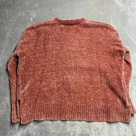 Show Me Your Mumu Oversized Women’s Size Medium Jesse Sweater Mauve Chenille - Picture 3 of 7